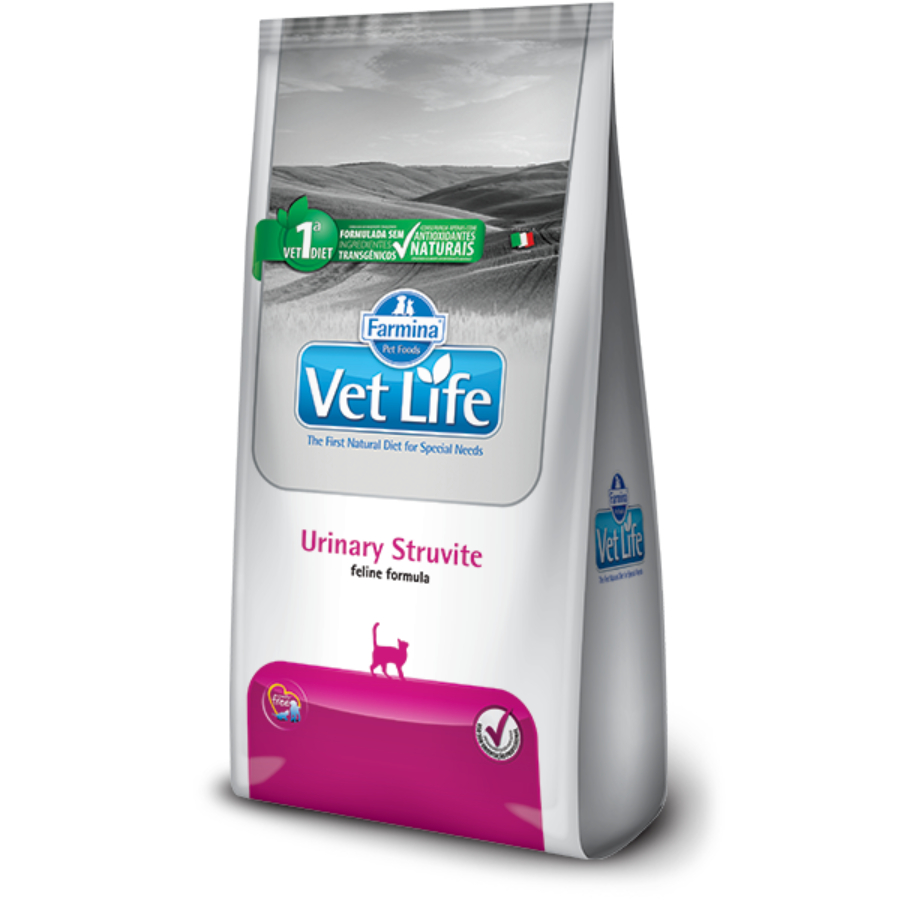 Vetlife farmina alimento seco medicado urinary estruvita gato